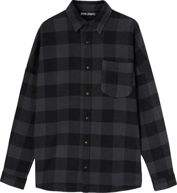 Рубашка Palm Angels Classic Logo Overshirt 'Black/White', черный
Рубашка Palm Angels Classic Logo Overshirt 'Black/White', черный