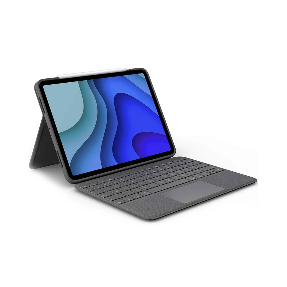 Клавиатура-чехол Logitech Slim Folio Pro для iPad Pro 11'', английская раскладка, серый
Клавиатура-чехол Logitech Slim Folio Pro для iPad Pro 11'', английская раскладка, серый