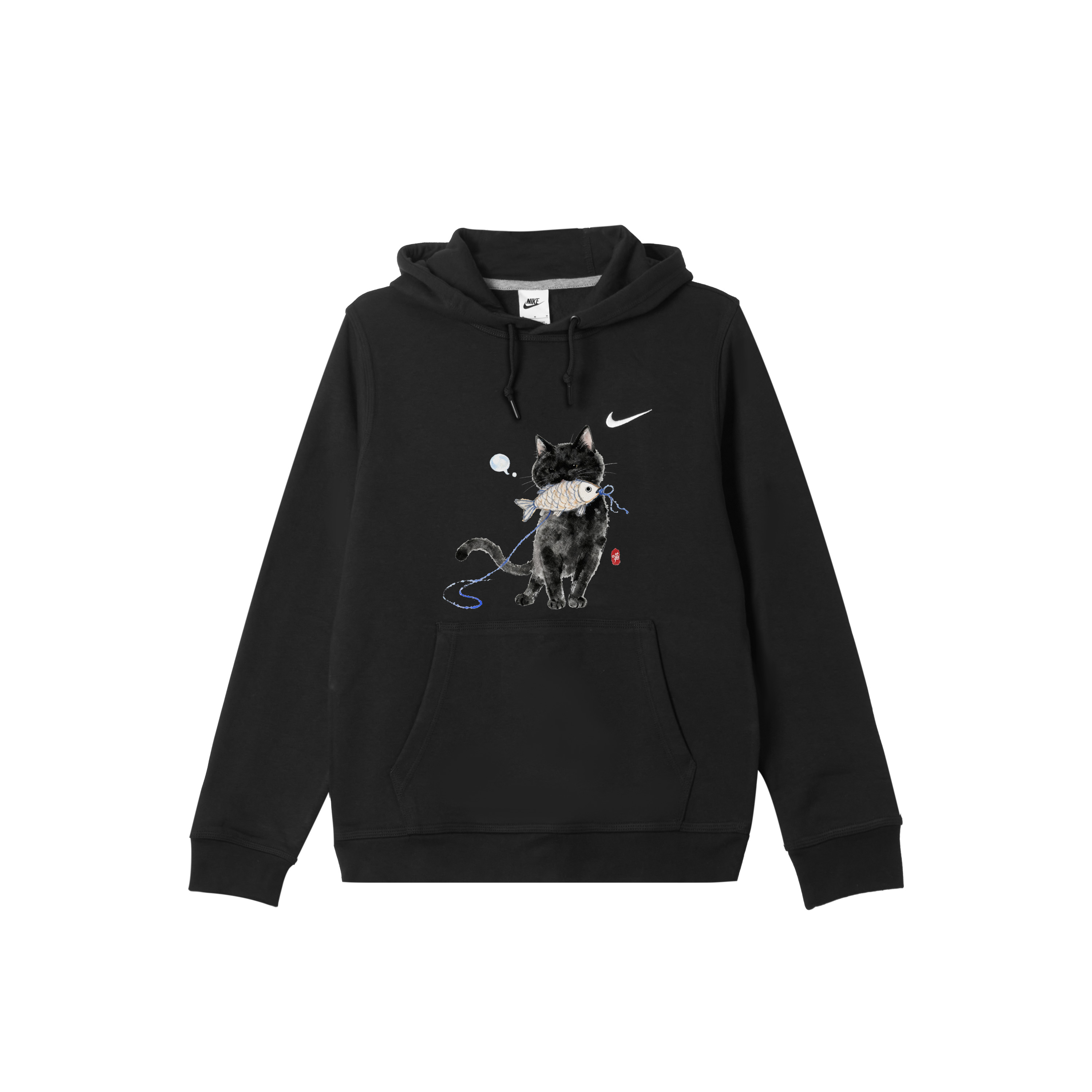 Nike Мужская толстовка с капюшоном, черная, размер средний/обычный
Nike Мужская толстовка с капюшоном, черная, размер средний/обычный