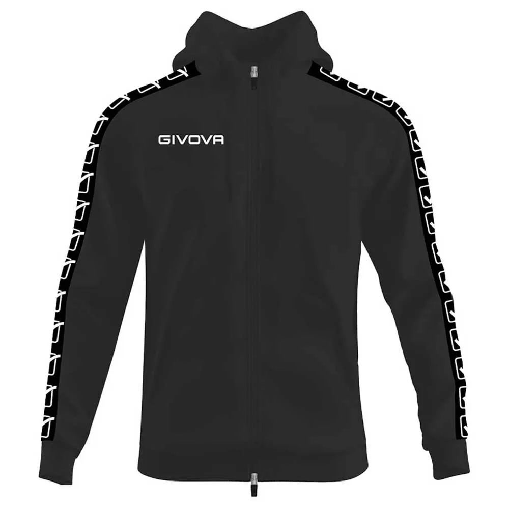 Толстовка Givova Terry Band full zip, черный
Толстовка Givova Terry Band full zip, черный