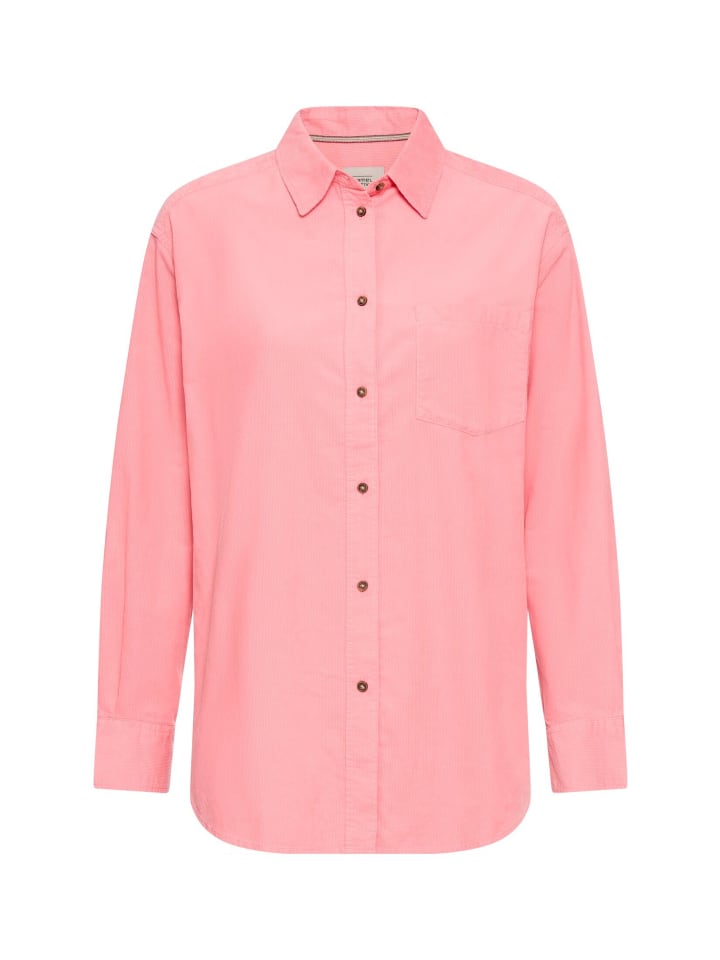 Блузка с нагрудным карманом ягодного цвета Camel Active
Блузка с нагрудным карманом ягодного цвета Camel Active