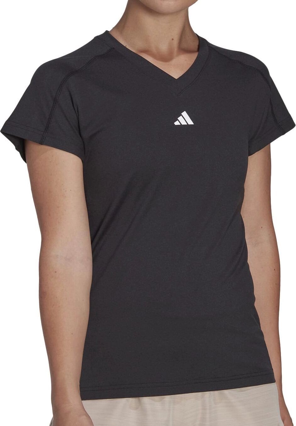 Рубашка тренировочная, дышащая, регулирующая влагу, женская adidas, черный
Рубашка тренировочная, дышащая, регулирующая влагу, женская adidas, черный