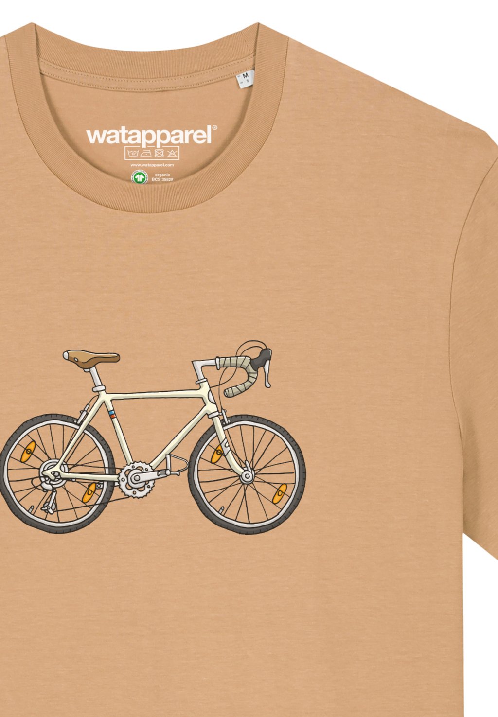 Футболка с принтом BIKE watapparel, бежевый
Футболка с принтом BIKE watapparel, бежевый