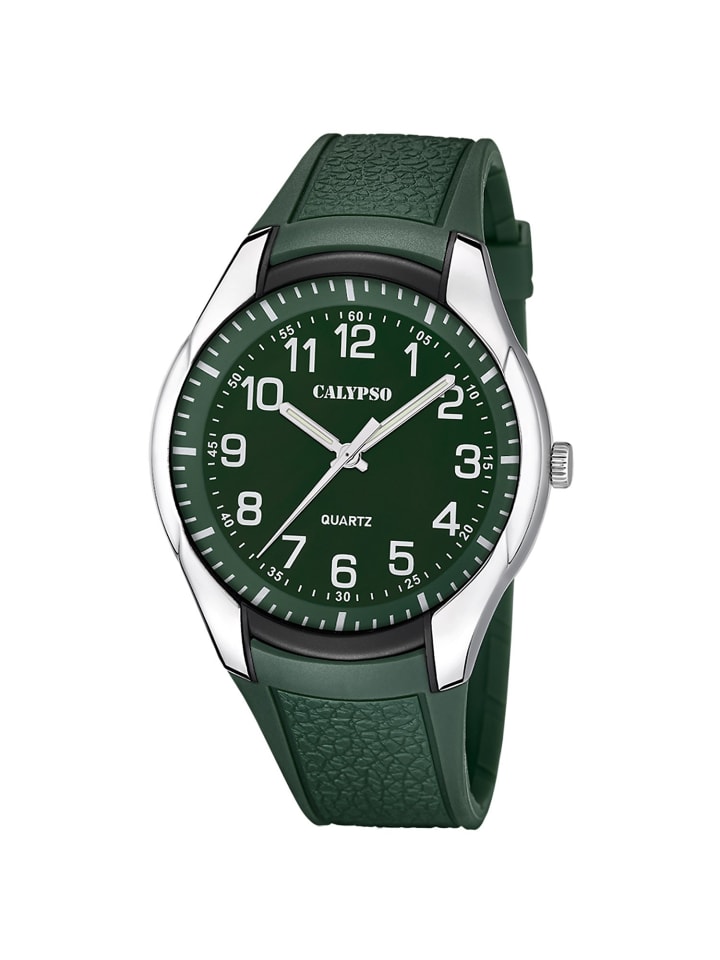 Calypso Мужские кварцевые часы, зеленые
Calypso Мужские кварцевые часы, зеленые