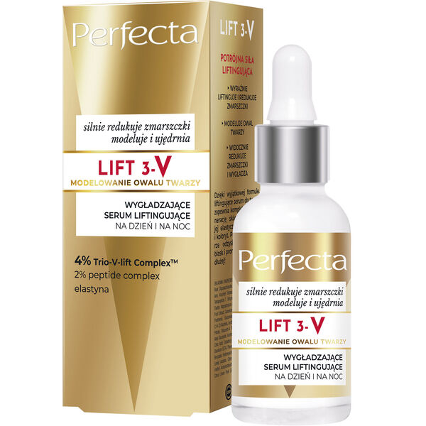 Разглаживающая лифтинг-сыворотка для лица для дня и ночи, 30 мл Perfecta Lift 3-v
Разглаживающая лифтинг-сыворотка для лица для дня и ночи, 30 мл Perfecta Lift 3-v