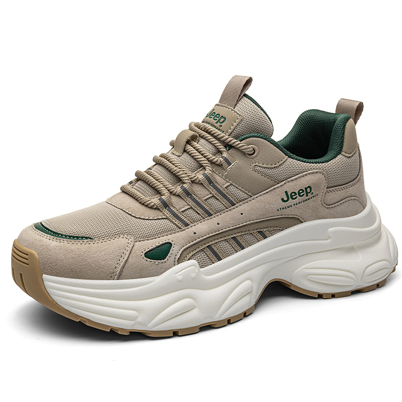 Jeep Мужские кроссовки Outdoor Commute Fashion Chunky Low top черные с амортизацией, устойчивые к истиранию и увеличивающие рост
Jeep Мужские кроссовки Outdoor Commute Fashion Chunky Low top черные с амортизацией, устойчивые к истиранию и увеличивающие рост