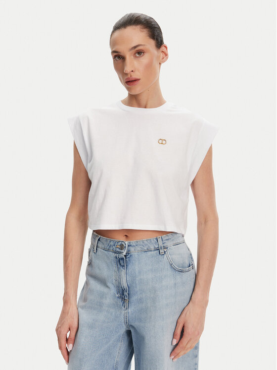 Футболка regular fit 251TT2043 Twinset, белый
Футболка regular fit 251TT2043 Twinset, белый