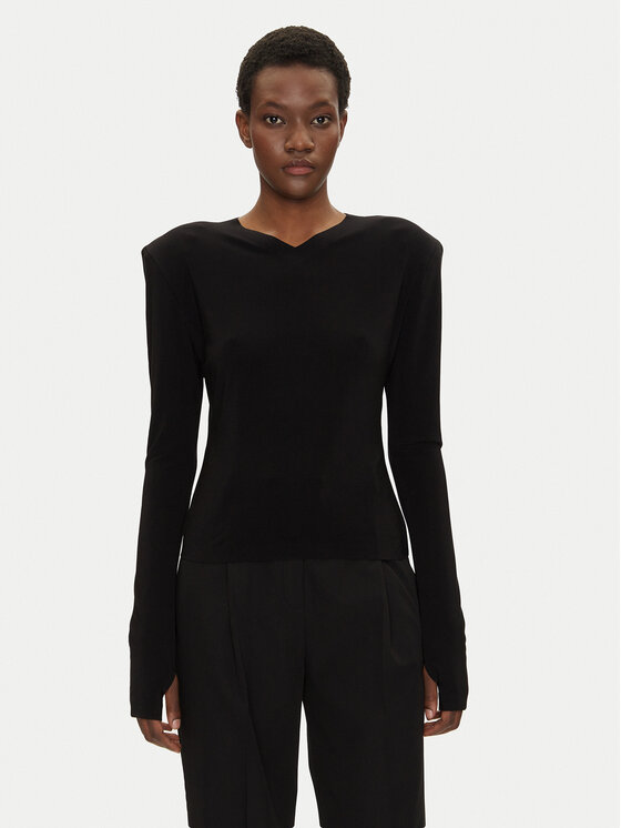 Блузка обычного кроя KK4246PLF32001 Norma Kamali, черный
Блузка обычного кроя KK4246PLF32001 Norma Kamali, черный