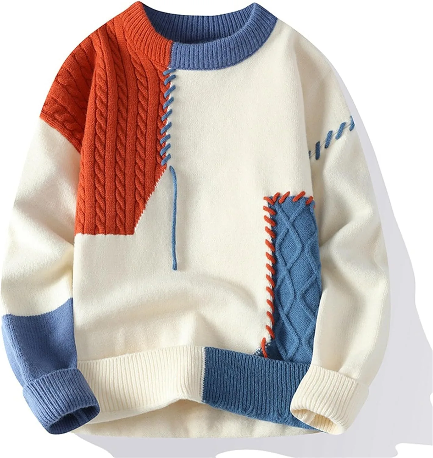 Мужской свитер-пуловер Oversized Casual SAGGION
Мужской свитер-пуловер Oversized Casual SAGGION