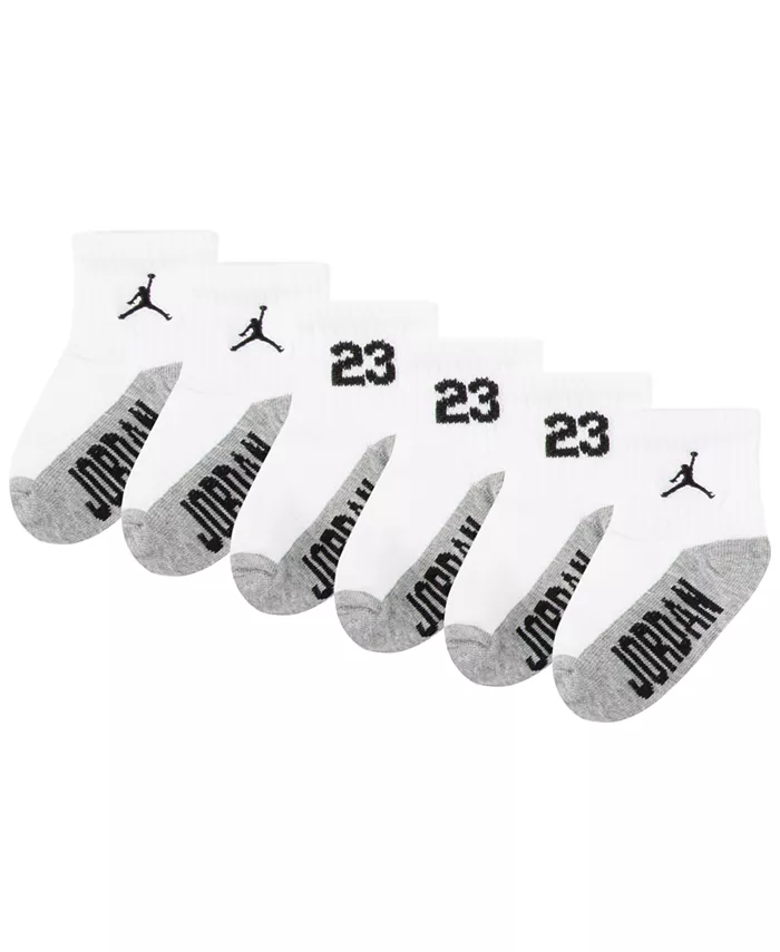 Носки Baby and Toddler Boys Core Jumpman, 6 пар Jordan, белый
Носки Baby and Toddler Boys Core Jumpman, 6 пар Jordan, белый