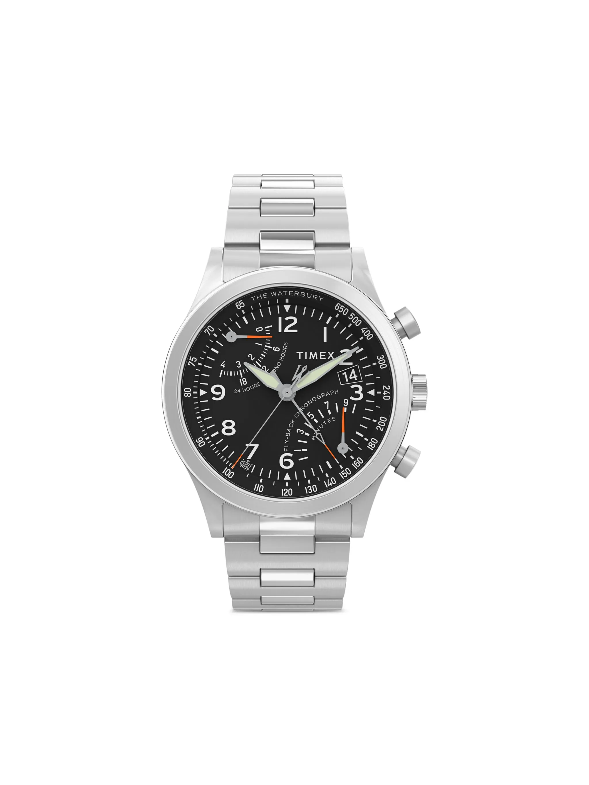Наручные часы Waterbury Traditional Fly Back Chronograph 43 мм Timex, черный
Наручные часы Waterbury Traditional Fly Back Chronograph 43 мм Timex, черный