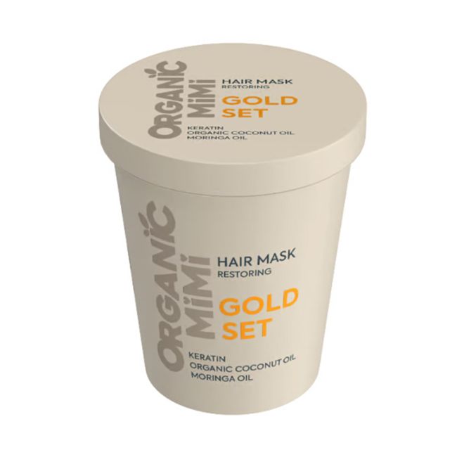 Золотой набор восстанавливающая маска для волос Organic Mimi, 200 мл
Золотой набор восстанавливающая маска для волос Organic Mimi, 200 мл
