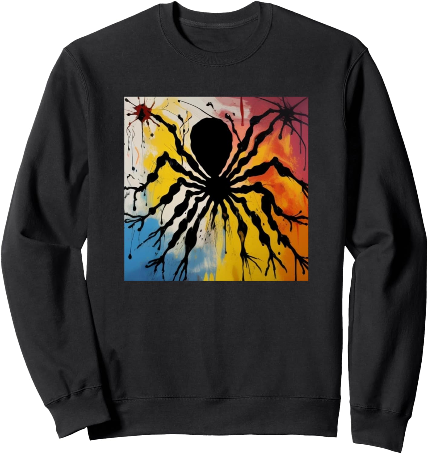 Красочный силуэт паука, толстовка для любителей пауков Spider Art Merch Men Women Kids Boys | Girls Gift, черный
Красочный силуэт паука, толстовка для любителей пауков Spider Art Merch Men Women Kids Boys | Girls Gift, черный