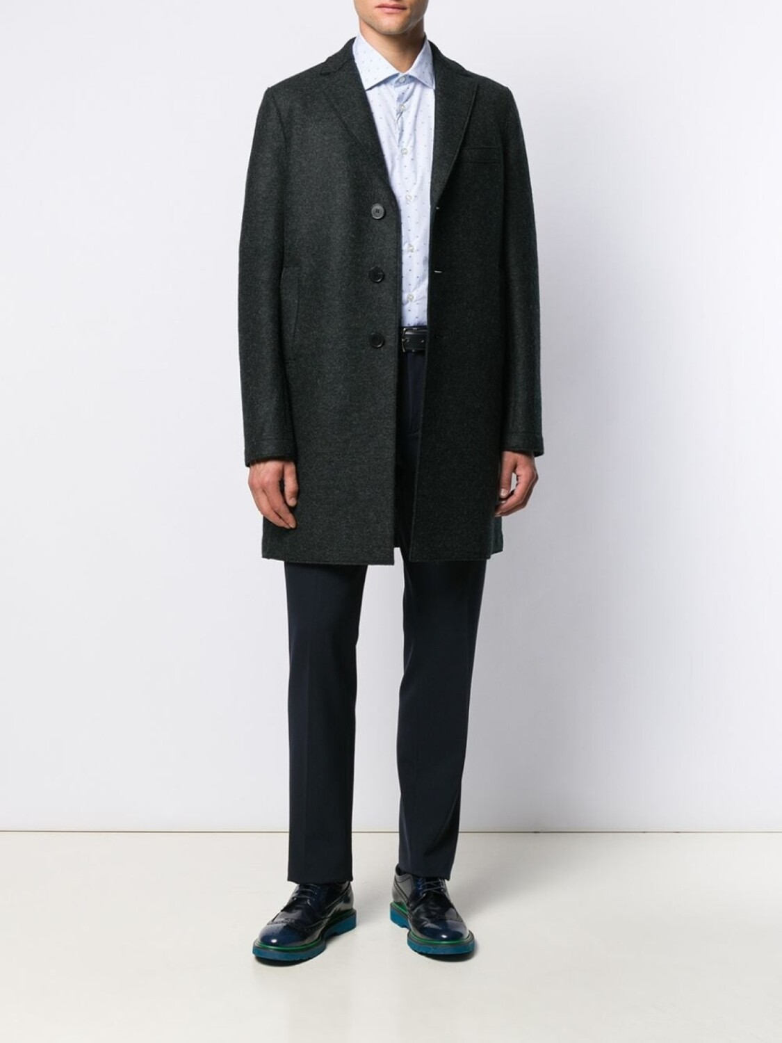 Harris Wharf London пальто прямого кроя, серый
Harris Wharf London пальто прямого кроя, серый