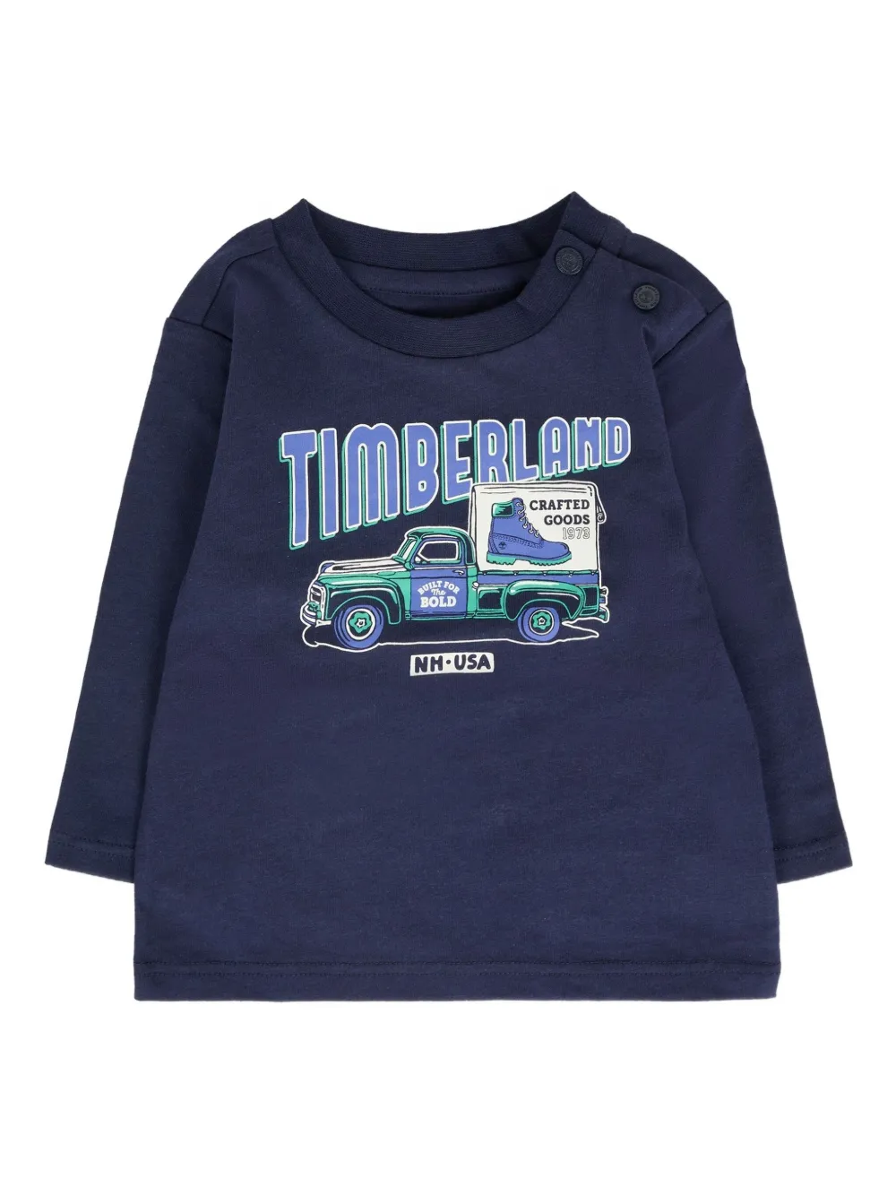 Футболка с длинным рукавом и принтом грузовика Timberland Kids, синий
Футболка с длинным рукавом и принтом грузовика Timberland Kids, синий