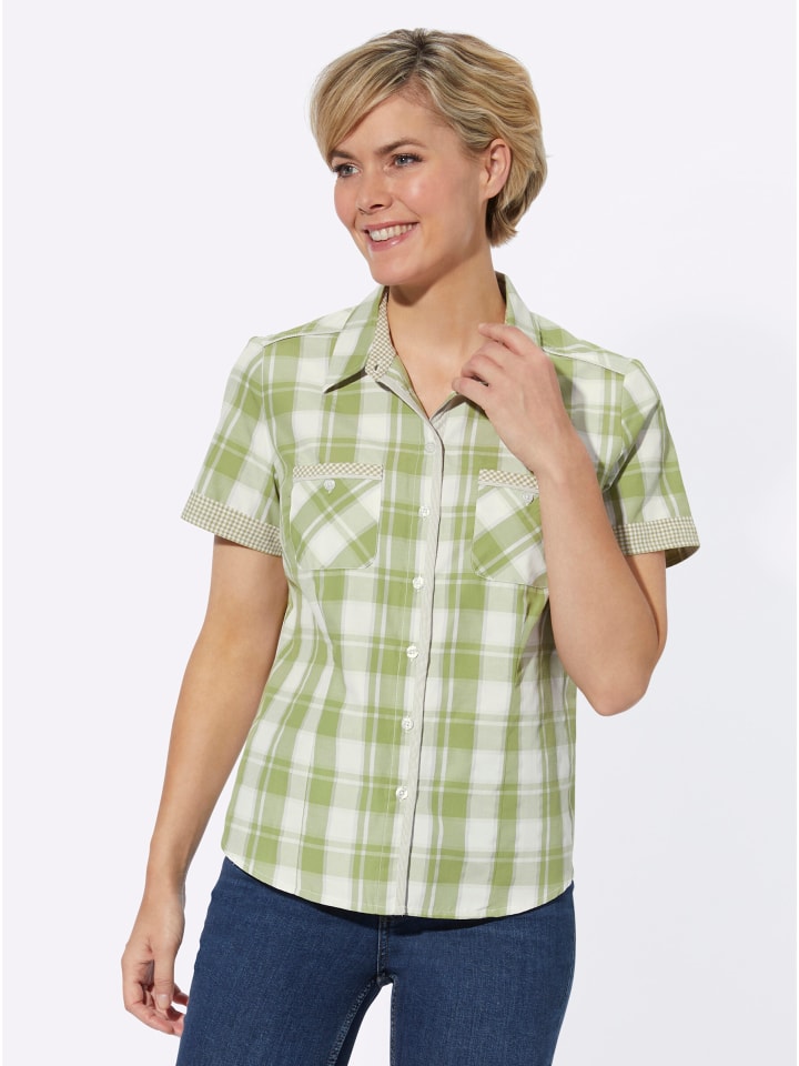 Клетчатая блузка в тростниковую и экрю клетку WITT WEIDEN
Клетчатая блузка в тростниковую и экрю клетку WITT WEIDEN