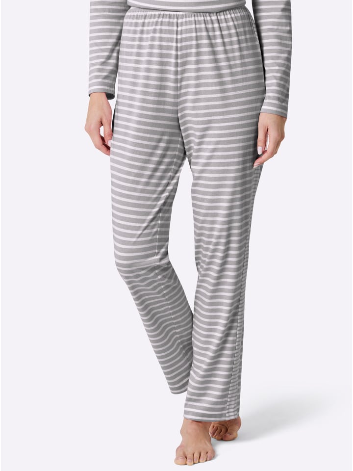 Пижамные брюки в серо-белую полоску WITT WEIDEN
Пижамные брюки в серо-белую полоску WITT WEIDEN