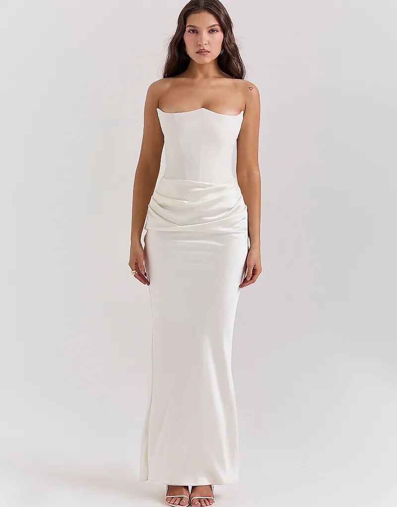 Платье-корсет без бретелек от House of CB Persephone цвета слоновой кости
Платье-корсет без бретелек от House of CB Persephone цвета слоновой кости