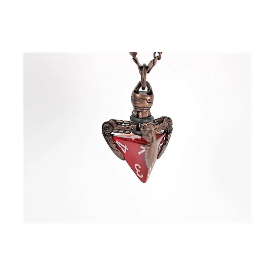 Подвеска d4 Tekno Claw с отделкой из старой меди, Dice Jewelry - Necklaces (Chessex) 
Подвеска d4 Tekno Claw с отделкой из старой меди, Dice Jewelry - Necklaces (Chessex)