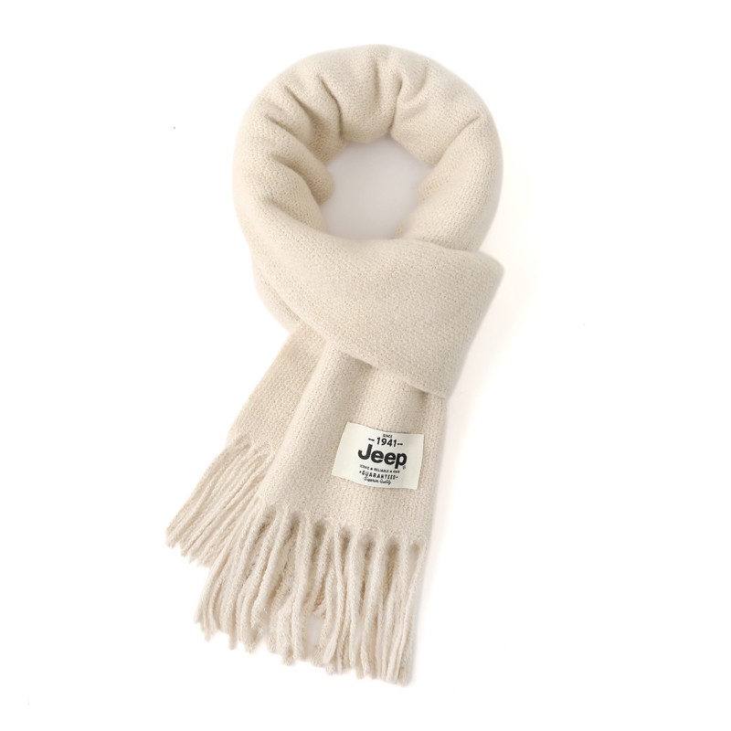 Jeep Вязаный шарф унисекс, Beige 
Jeep Вязаный шарф унисекс, Beige
