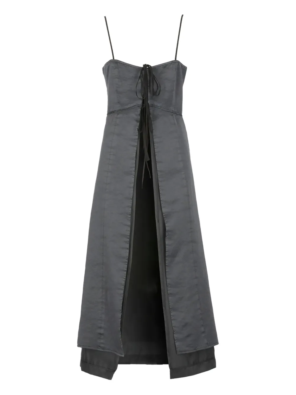 Расклешенное платье со шнуровкой MM6 Maison Margiela, черный
Расклешенное платье со шнуровкой MM6 Maison Margiela, черный