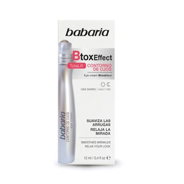 Контур глаз против морщин Btoxeffect Babaria, 12 ml
Контур глаз против морщин Btoxeffect Babaria, 12 ml