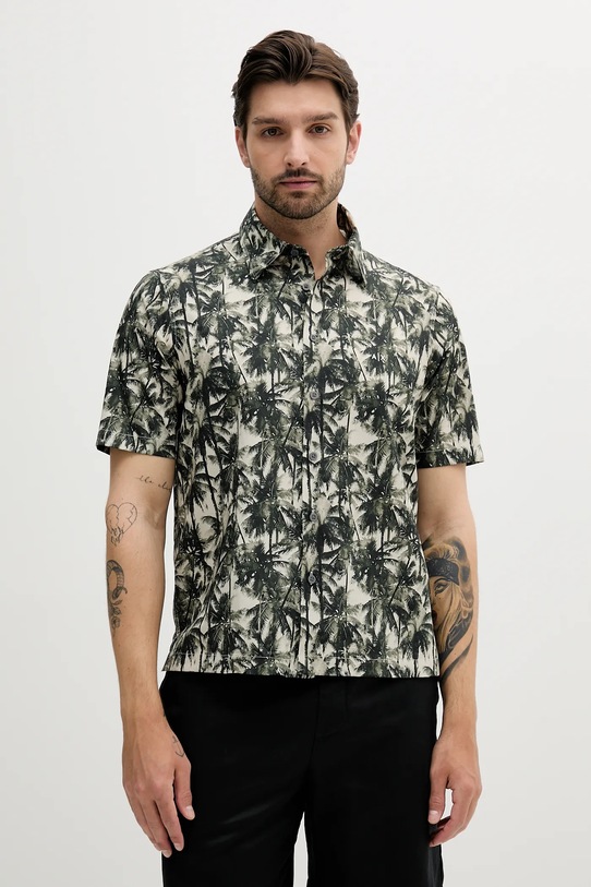 Хлопковая рубашка Armani Exchange, зеленый
Хлопковая рубашка Armani Exchange, зеленый