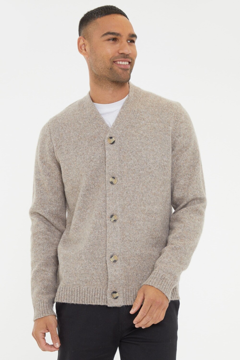 Вязаный кардиган на пуговицах Threadbare, коричневый
Вязаный кардиган на пуговицах Threadbare, коричневый