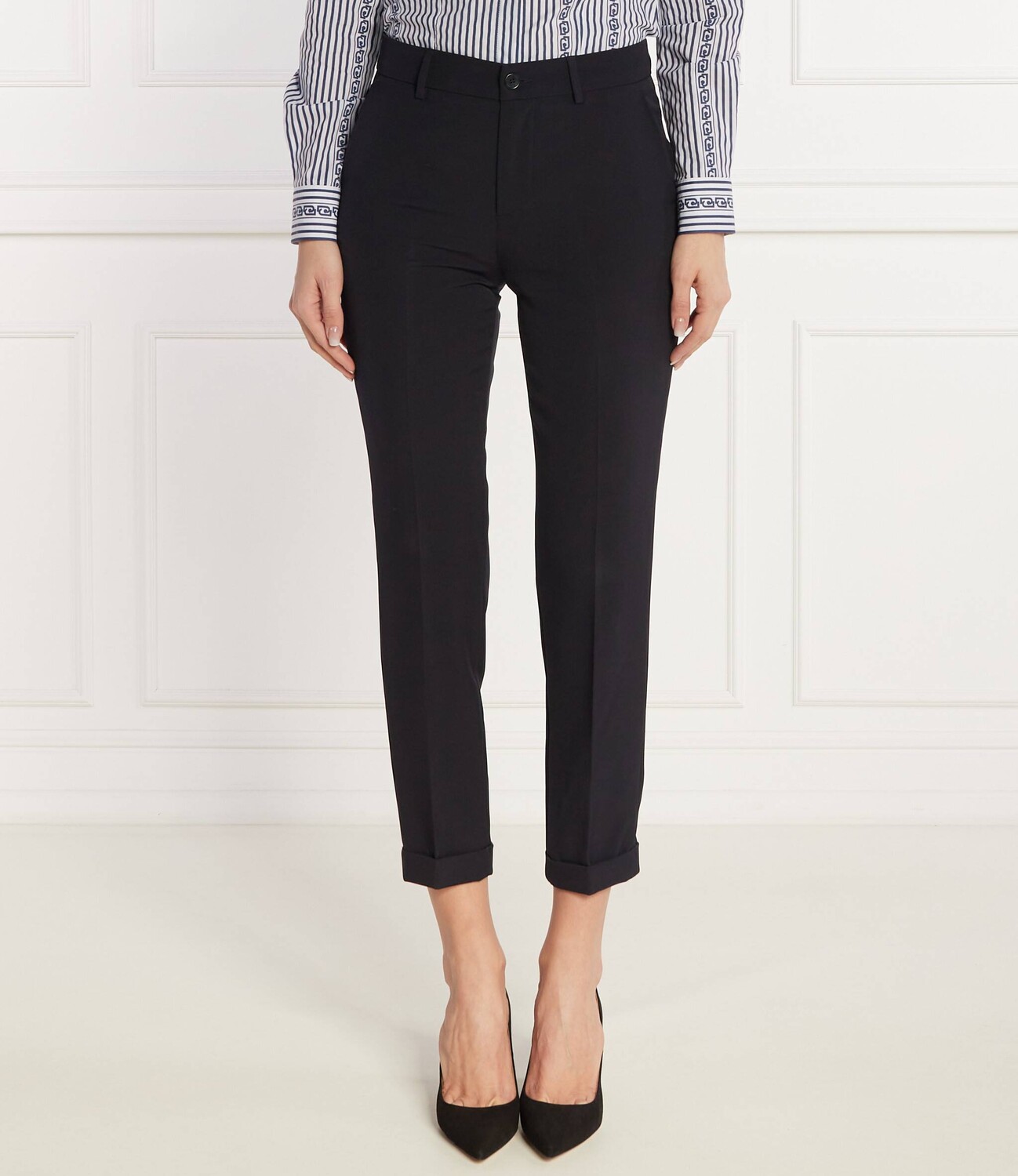 Брюки Liu Jo chino Regular Fit, темно-синий
Брюки Liu Jo chino Regular Fit, темно-синий