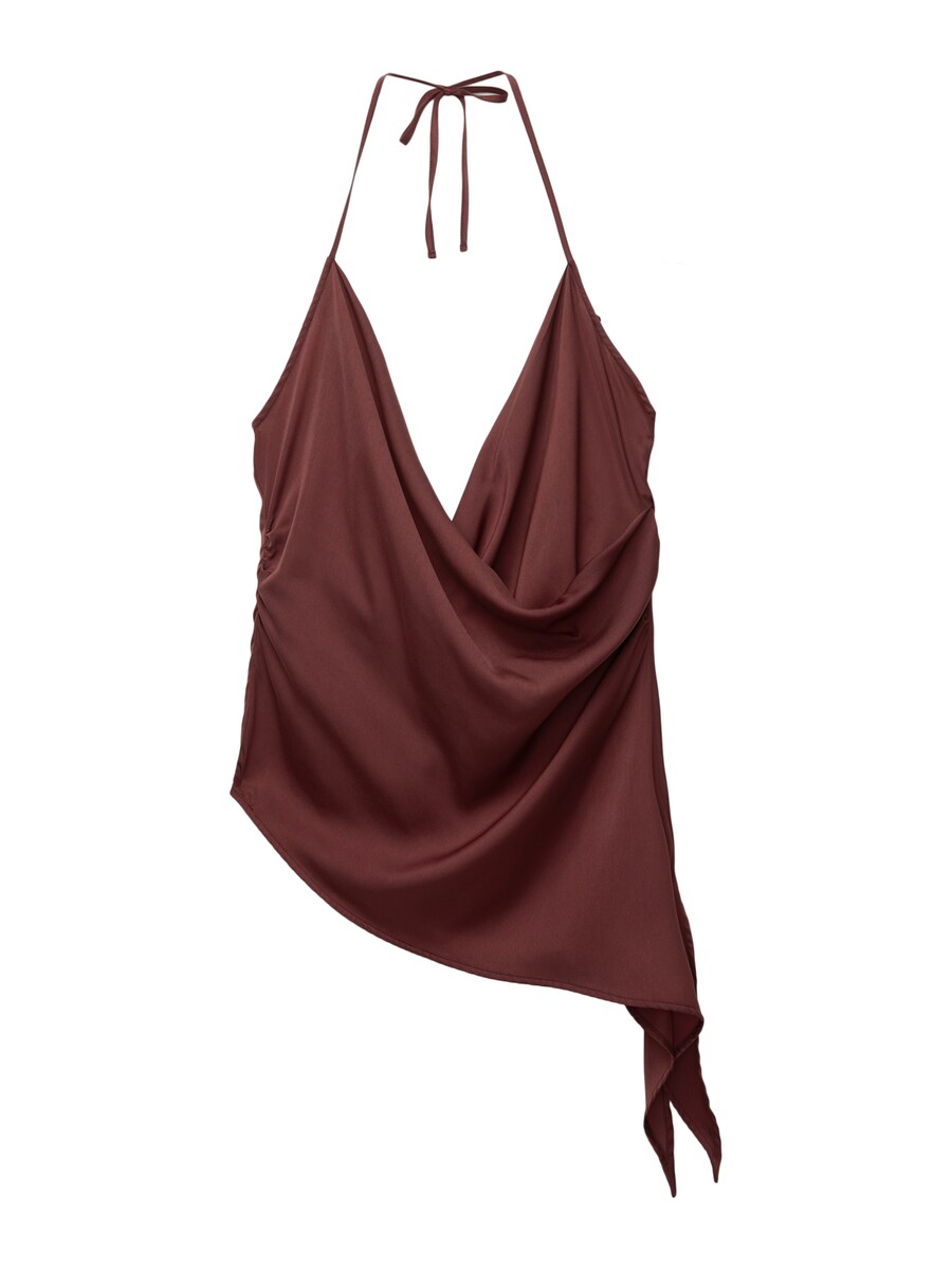 Топ Pull&Bear, темно-коричневый
Топ Pull&Bear, темно-коричневый