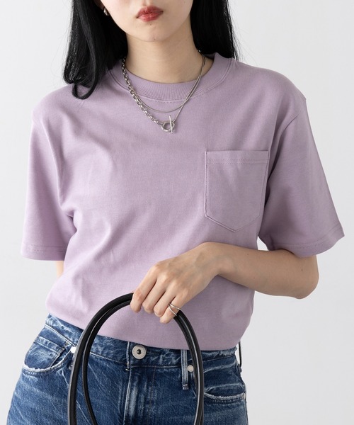 Футболка, сверхплотная ткань, с карманом LIFEMAX, фиолетовый
Футболка, сверхплотная ткань, с карманом LIFEMAX, фиолетовый