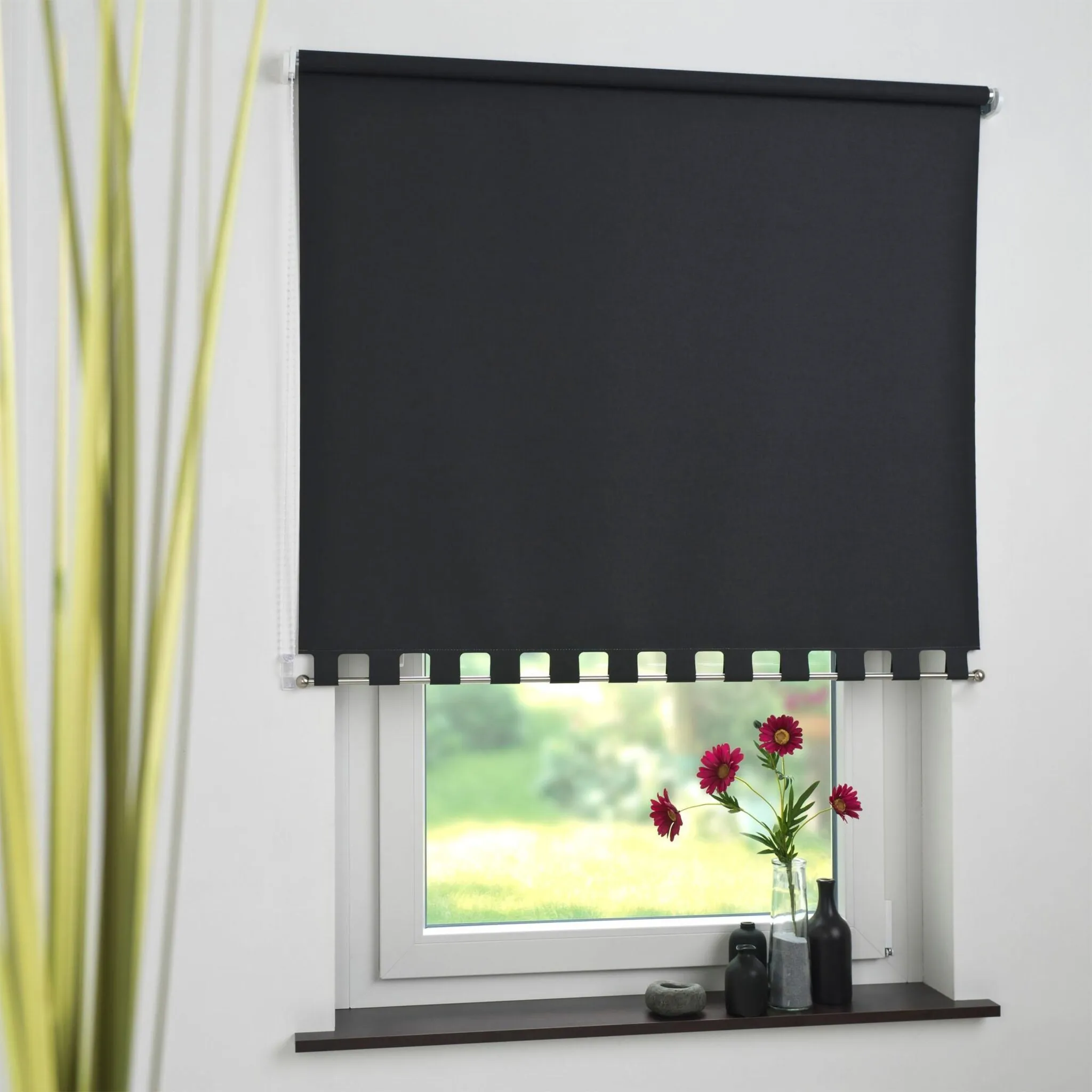 Рулонные шторы Liedeco с боковым подъемом, светозащита, с отверстием, рулонные шторы с балдахином - квадратная балка, фиксированный размер, черный
Рулонные шторы Liedeco с боковым подъемом, светозащита, с отверстием, рулонные шторы с балдахином - квадратная балка, фиксированный размер, черный
