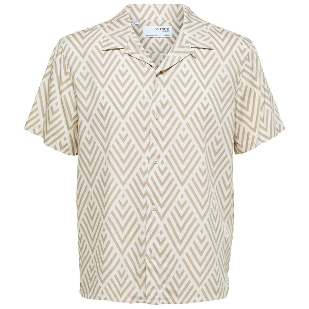 Рубашка с коротким рукавом Selected Regular Tyler, бежевый
Рубашка с коротким рукавом Selected Regular Tyler, бежевый