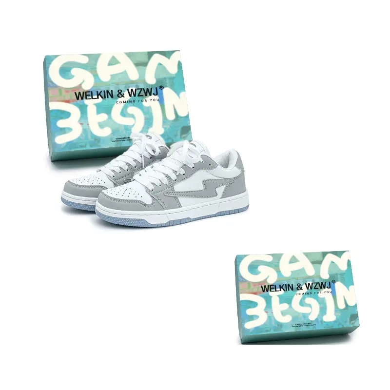 WELKIN&WZWJ Юнисекс скейтерские кроссовки лоу-топ черно-белые, серо-голубые - винтаж серо-голубые, цвет Vintage Gray Blue
WELKIN&WZWJ Юнисекс скейтерские кроссовки лоу-топ черно-белые, серо-голубые - винтаж серо-голубые, цвет Vintage Gray Blue