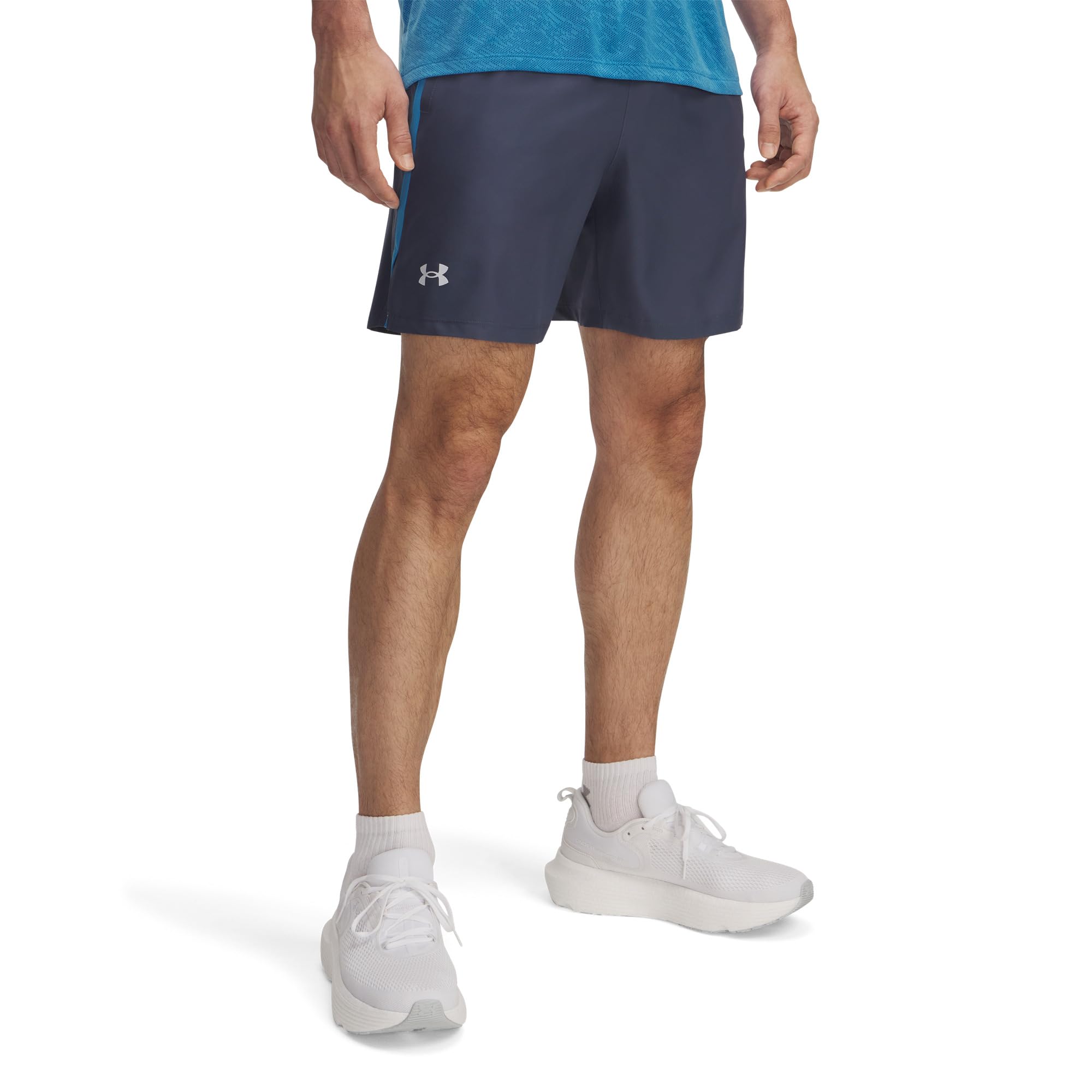 Шорты Under Armour Launch Run 7 Inch Shorts, Downpour Gray/Ether Blue/Reflective
Шорты Under Armour Launch Run 7 Inch Shorts, Downpour Gray/Ether Blue/Reflective