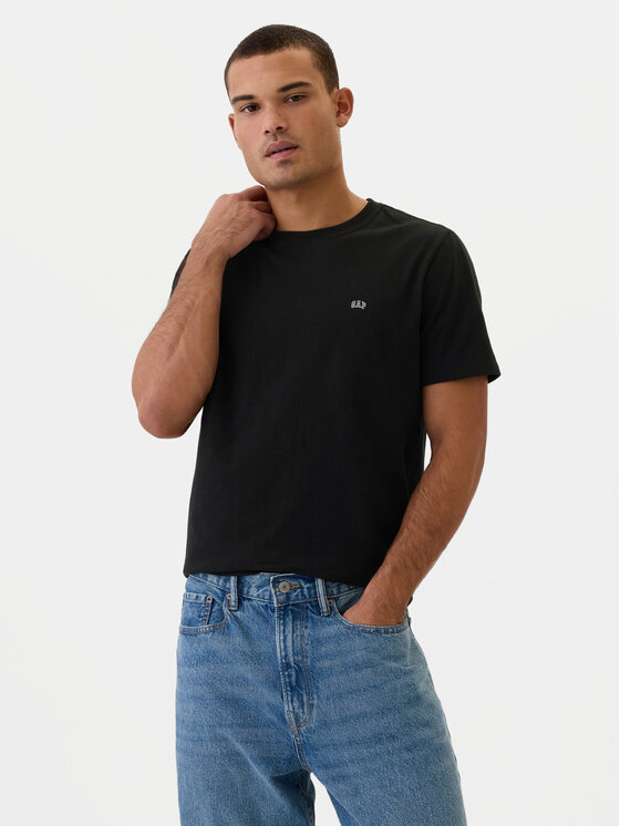 Футболка стандартного кроя Gap, черный
Футболка стандартного кроя Gap, черный