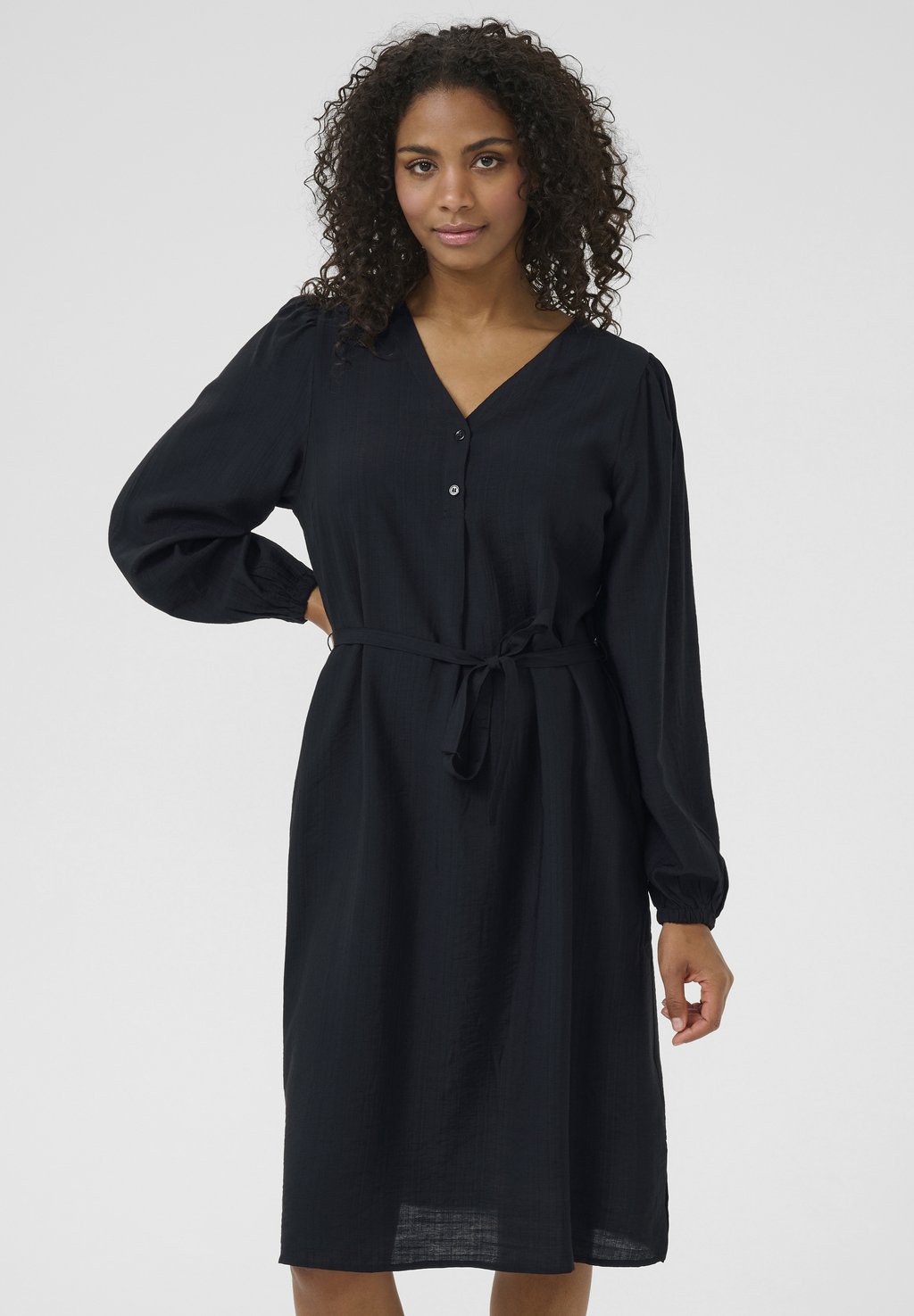 Платье-рубашка LUI Kaffe, черный
Платье-рубашка LUI Kaffe, черный