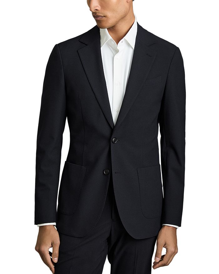 Блейзер с острыми лацканами и эластичной тканью REISS, синий
Блейзер с острыми лацканами и эластичной тканью REISS, синий