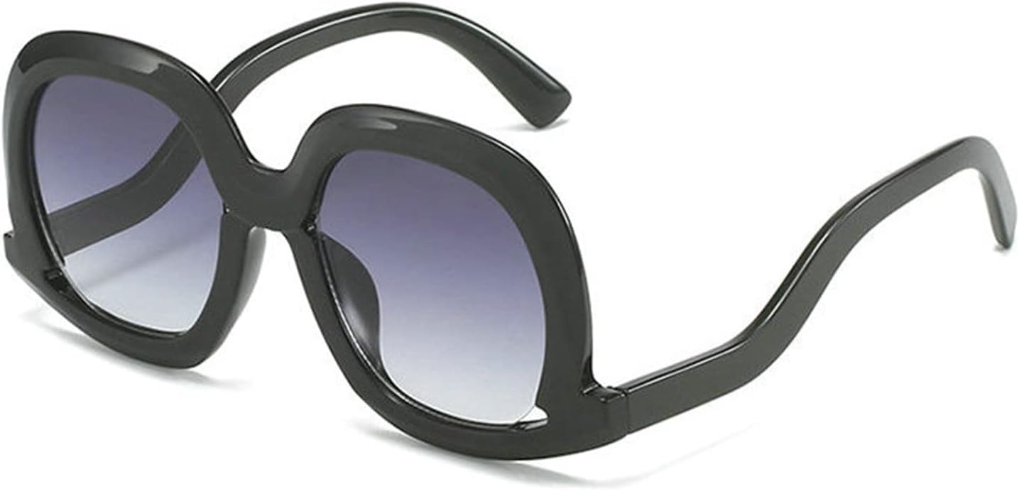 COTIA Модные уникальные овальные солнцезащитные очки для женщин, яркие градиентные очки с леопардовым принтом, защита от УФ-излучения UV400, модные солнцезащитные очки для мужчин с полой конструкцией, Black
COTIA Модные уникальные овальные солнцезащитные очки для женщин, яркие градиентные очки с леопардовым принтом, защита от УФ-излучения UV400, модные солнцезащитные очки для мужчин с полой конструкцией, Black