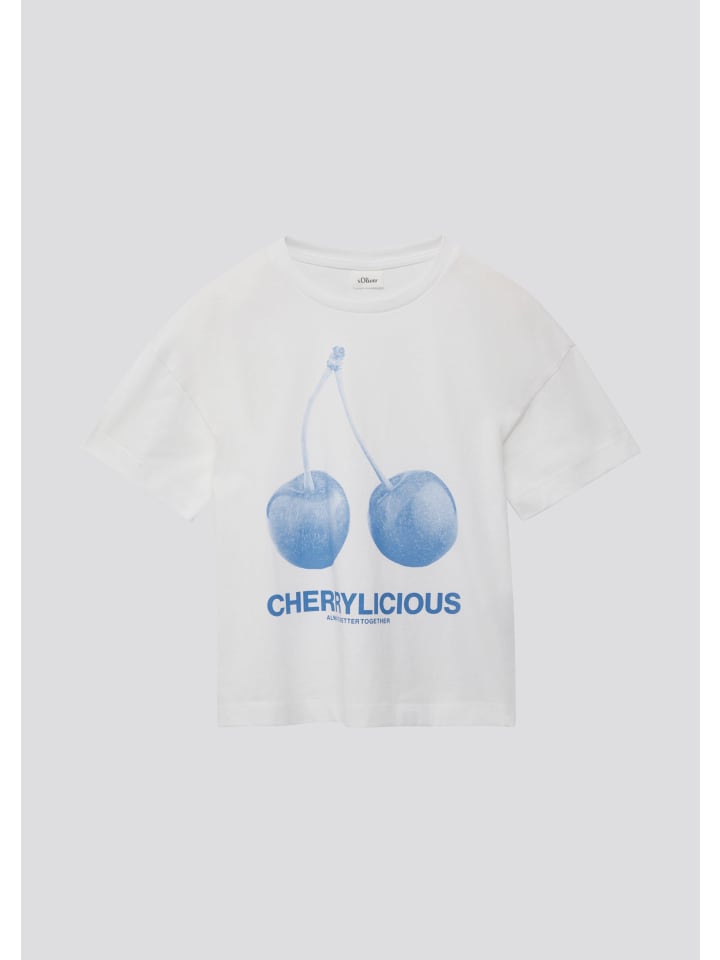 Топ s.Oliver, белый 
Топ s.Oliver, белый