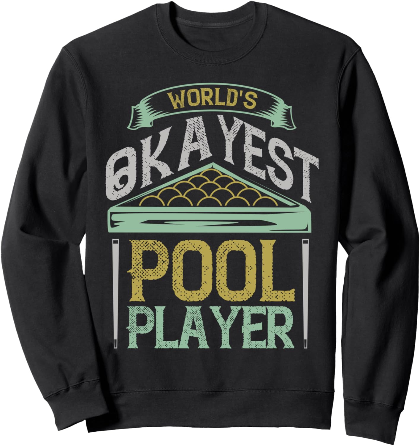 Толстовка с надписью «Самый обычный игрок в бильярд в мире» Funny Pool Billiards Poolhall, черный
Толстовка с надписью «Самый обычный игрок в бильярд в мире» Funny Pool Billiards Poolhall, черный