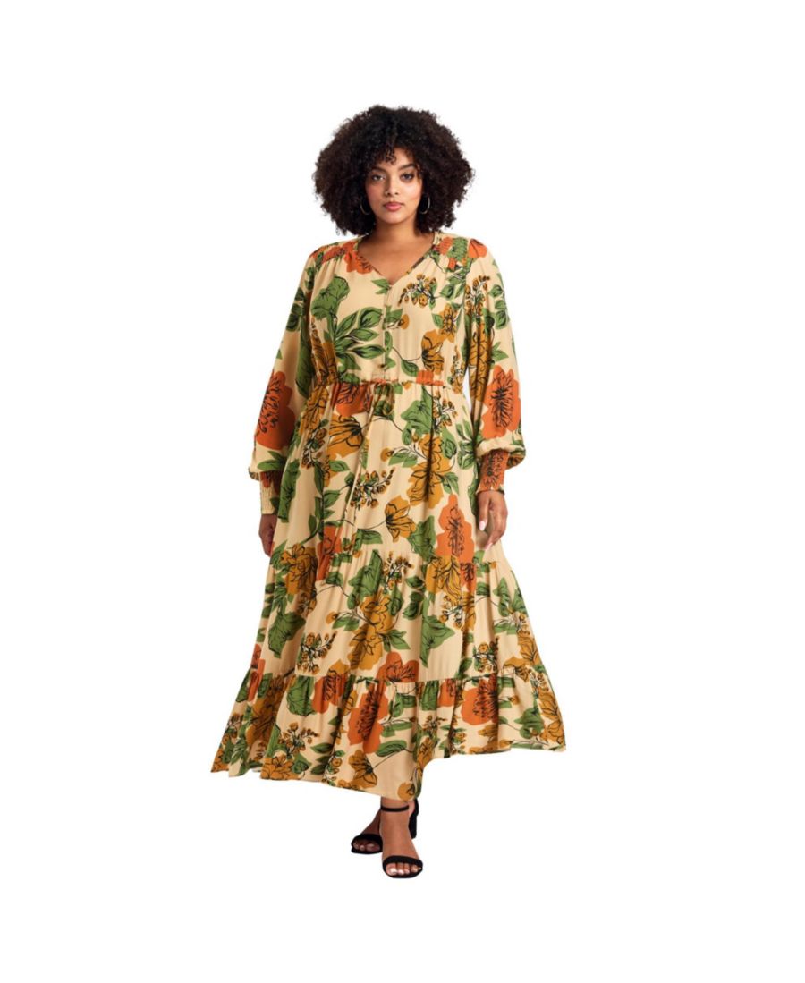 Женское длинное платье Second Nature больших размеров с рукавами-блузонами AVENUE, Beige sketch floral
Женское длинное платье Second Nature больших размеров с рукавами-блузонами AVENUE, Beige sketch floral