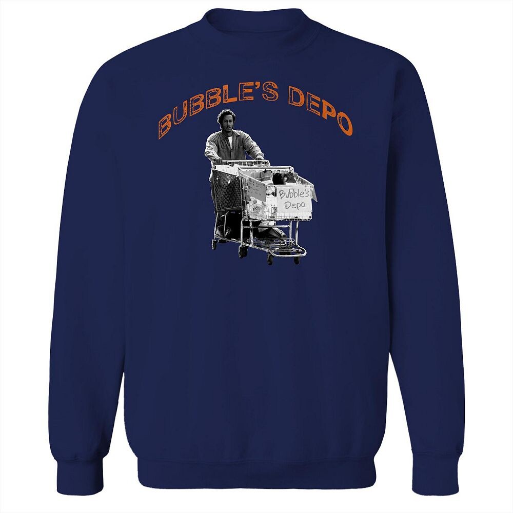 Мужская флисовая толстовка с рисунком Bubbles Depo The Wire Licensed Character, темно-синий
Мужская флисовая толстовка с рисунком Bubbles Depo The Wire Licensed Character, темно-синий