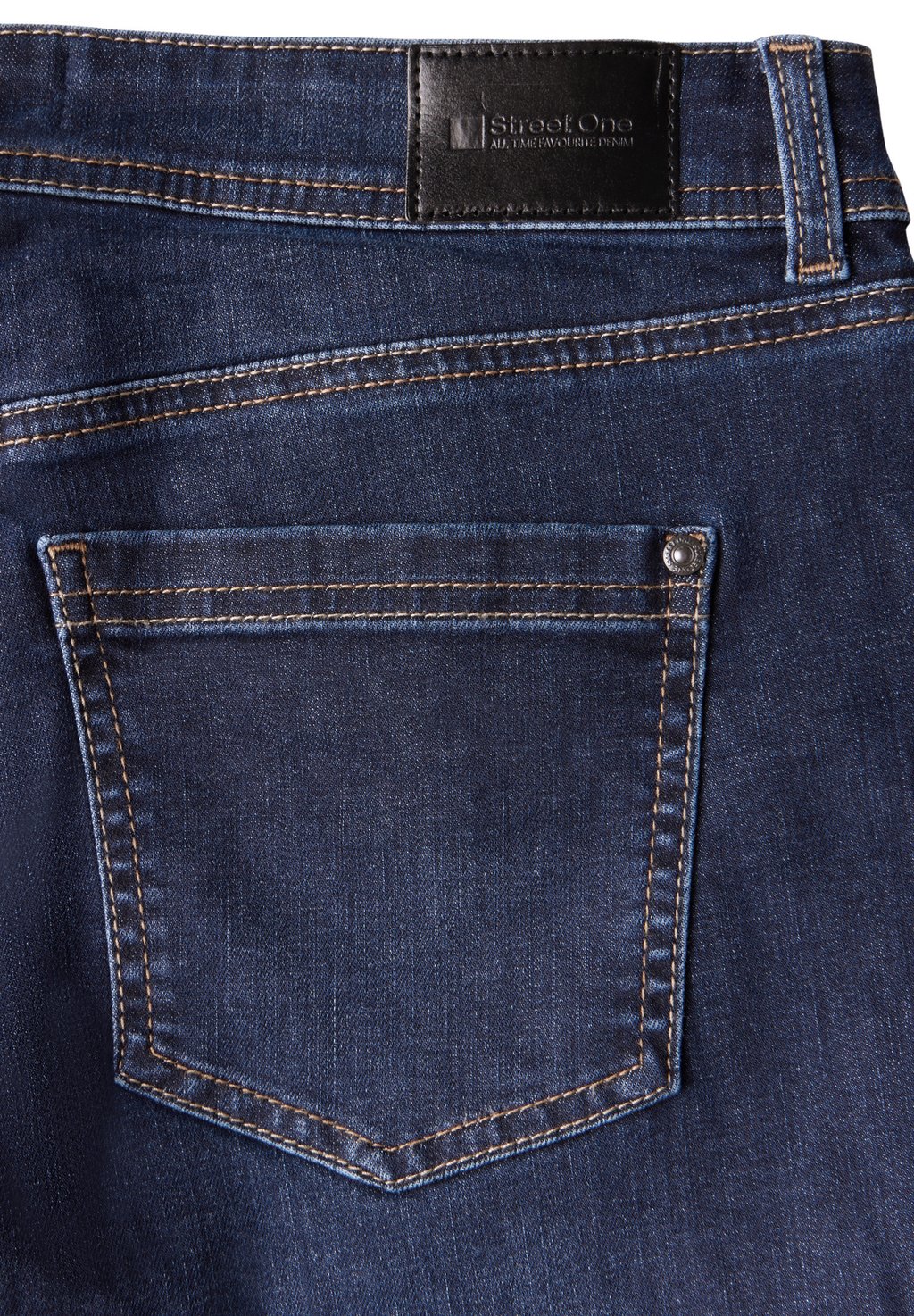 Джинсы прямого кроя Street One, темно-синий
Джинсы прямого кроя Street One, темно-синий