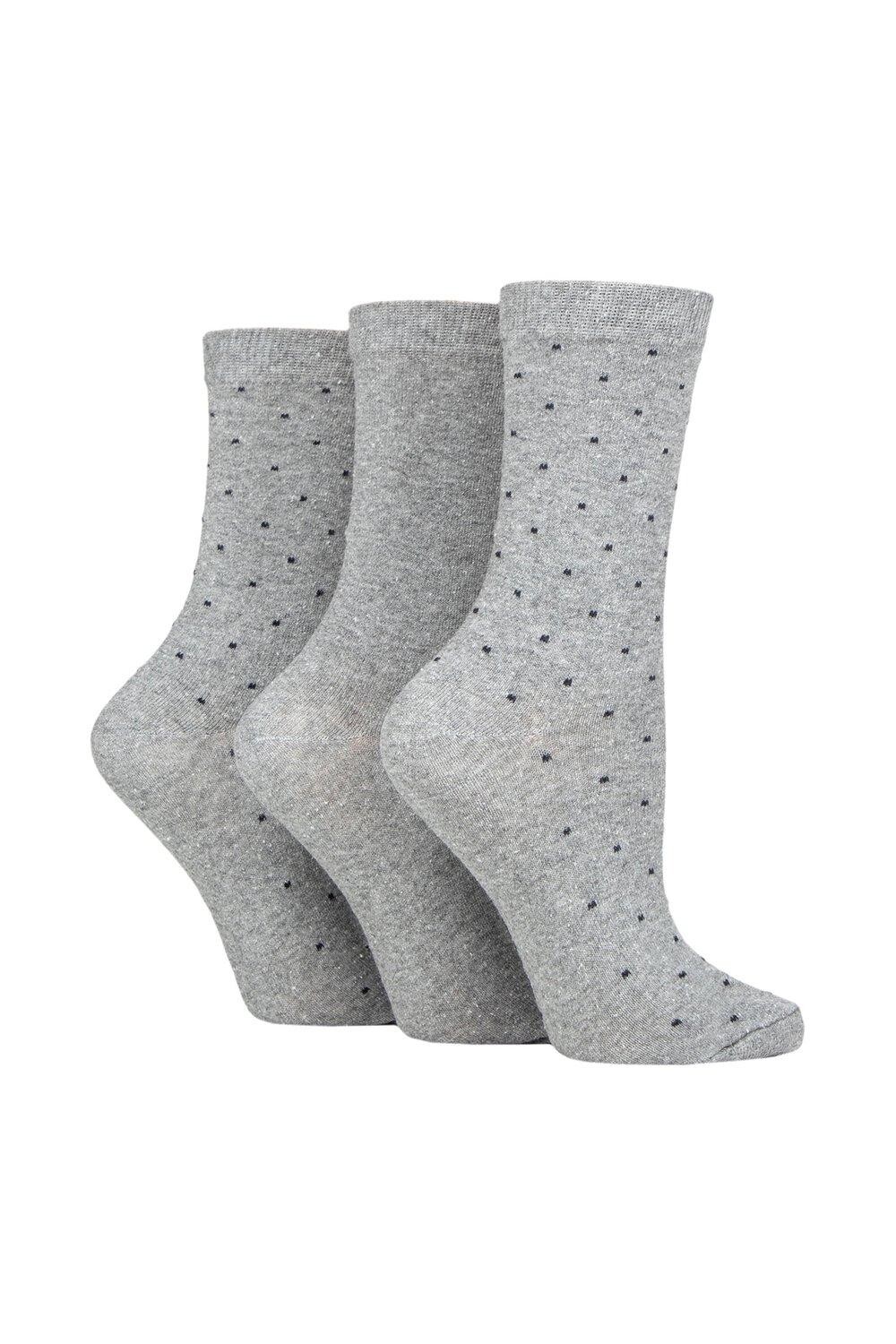 3 пары хлопковых носков в горошек из 100% переработанных материалов SOCKSHOP TORE, серый
3 пары хлопковых носков в горошек из 100% переработанных материалов SOCKSHOP TORE, серый