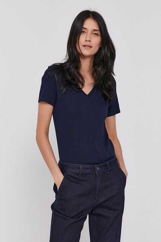 Хлопковая футболка United Colors of Benetton, темно-синий
Хлопковая футболка United Colors of Benetton, темно-синий