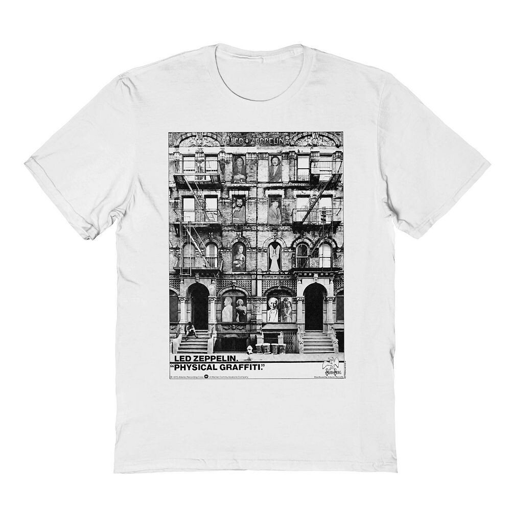 Мужская футболка с граффити Led Zeppelin Physical Licensed Character, белый
Мужская футболка с граффити Led Zeppelin Physical Licensed Character, белый