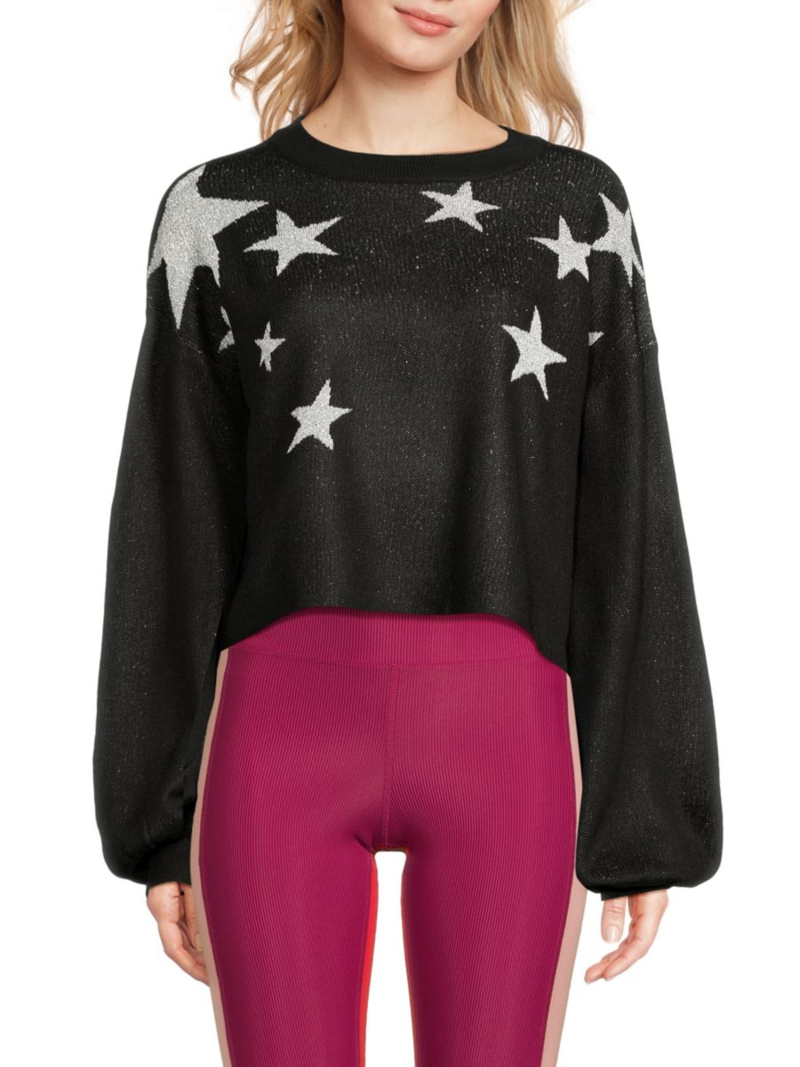 Укороченный свитер Ava Beach Riot, черный мульти
Укороченный свитер Ava Beach Riot, черный мульти