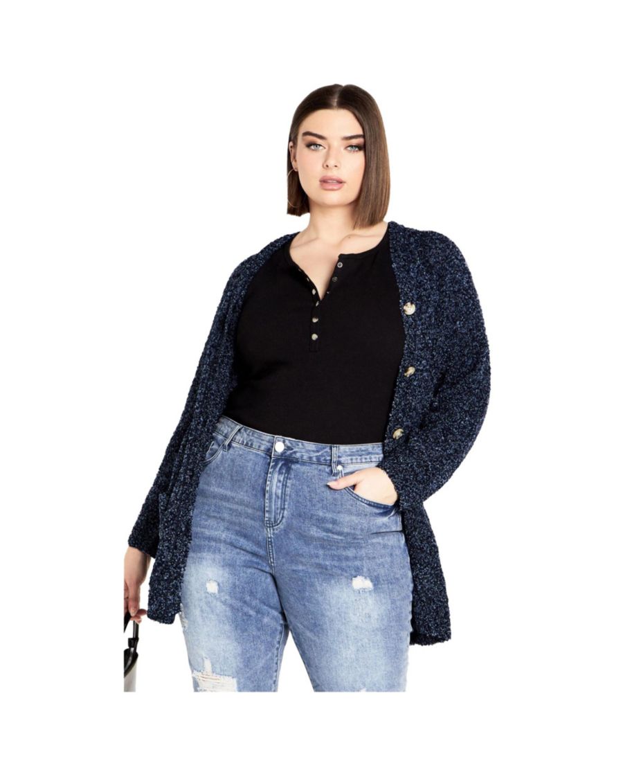 Женские кардиганы больших размеров из букле янтарного цвета AVENUE, Blue combo
Женские кардиганы больших размеров из букле янтарного цвета AVENUE, Blue combo