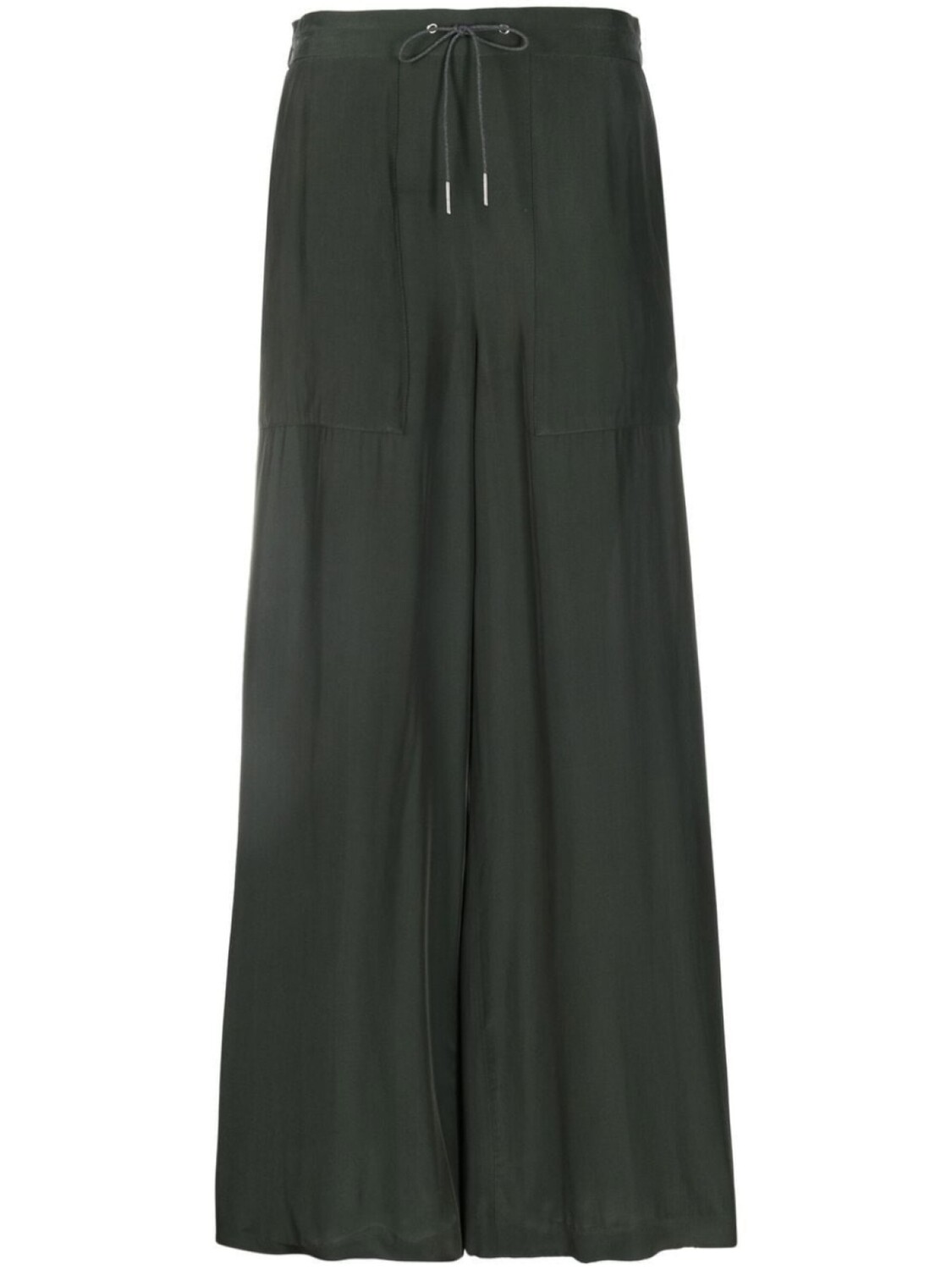 Прямые брюки с кулиской Fabiana Filippi, зеленый 
Прямые брюки с кулиской Fabiana Filippi, зеленый